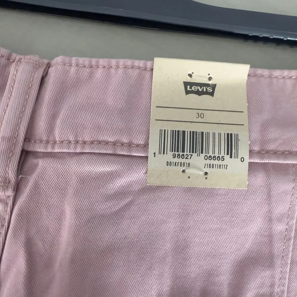 Levis Mens XX Chino Relaxed Shorts, Pink, 30